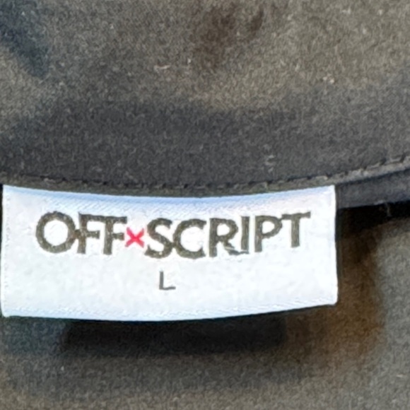 Black Shirt with Anime Back Graphic - Picture 10 of 11